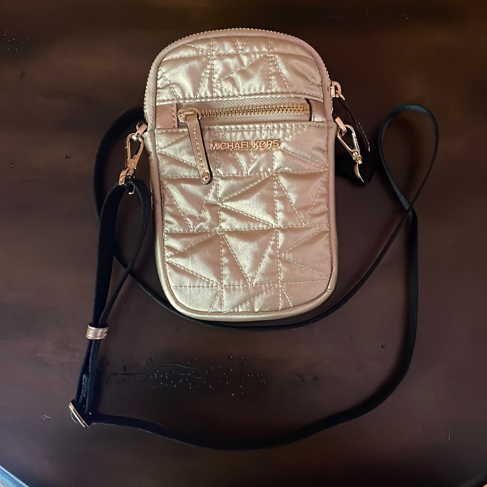 Michael Kors Women's Winnie Nylon Medium Phone Crossbody Bag
